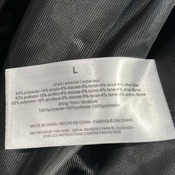 SAM Edelman Margot Mabel Plaid Embellished Blazer Sz L - Picture 13 of 15